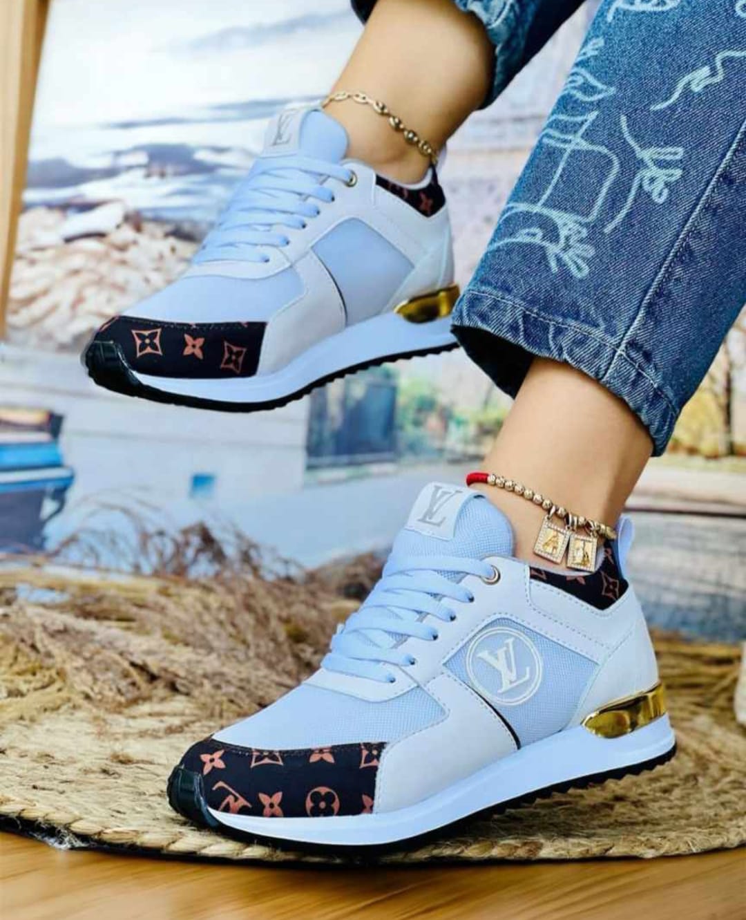 TENIS LOUIS VUITTON RUN AWAY DISEÑO FEMENINO