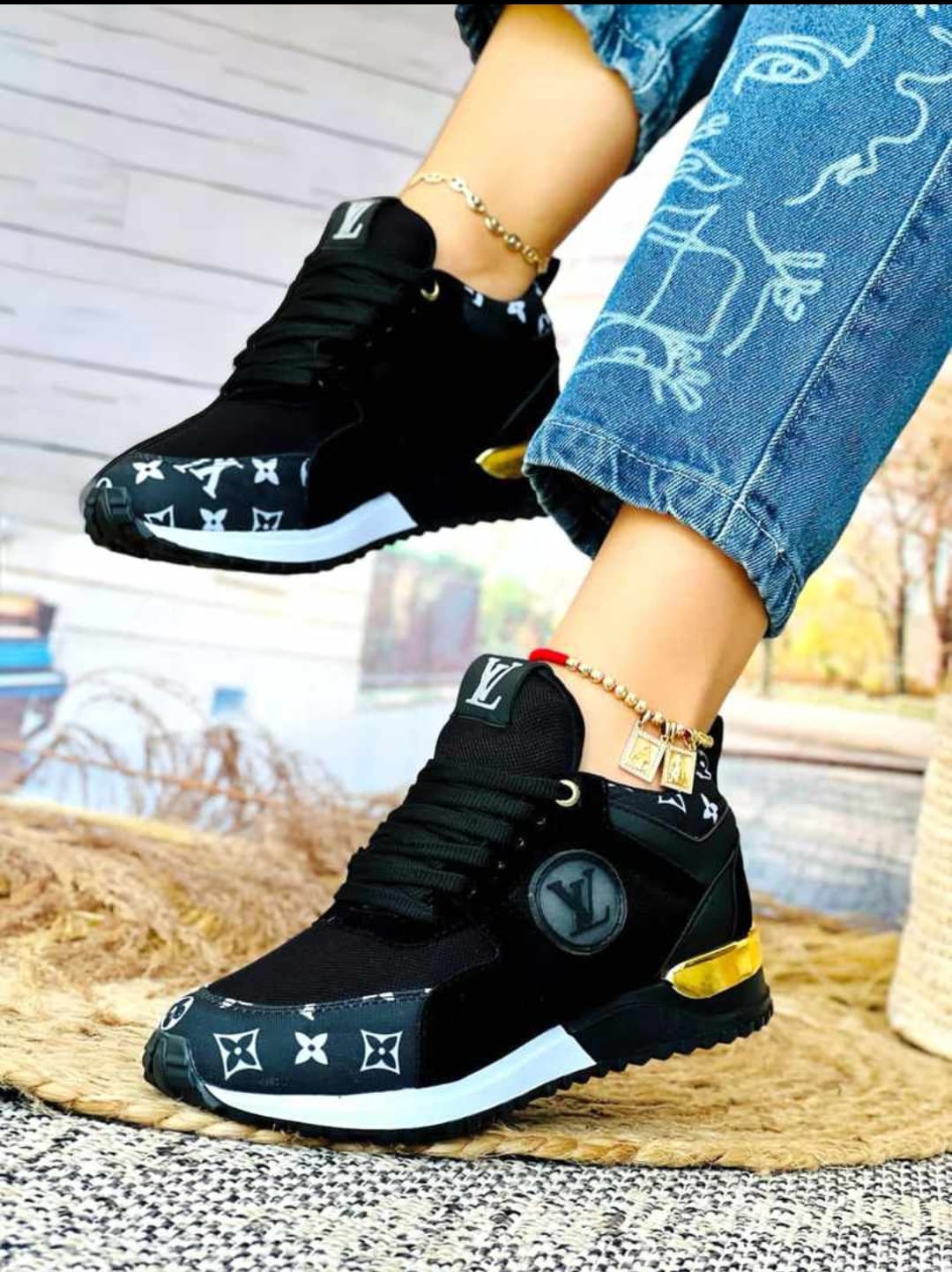 TENIS LOUIS VUITTON RUN AWAY DISEÑO FEMENINO