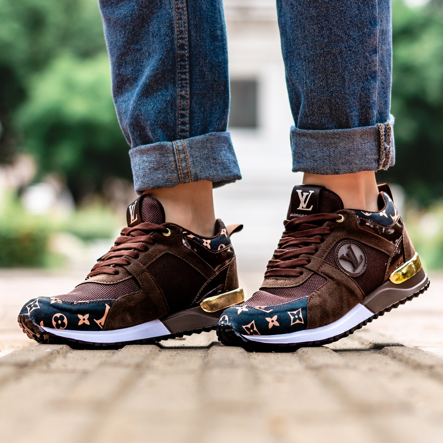 TENIS LOUIS VUITTON RUN AWAY DISEÑO FEMENINO